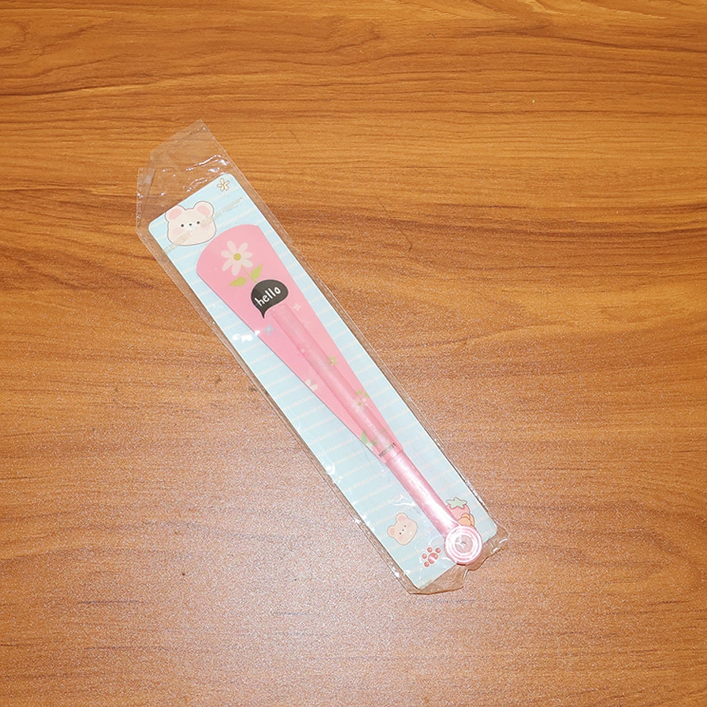 Foldable Hand Fan with Floral Print - (1 Pc)