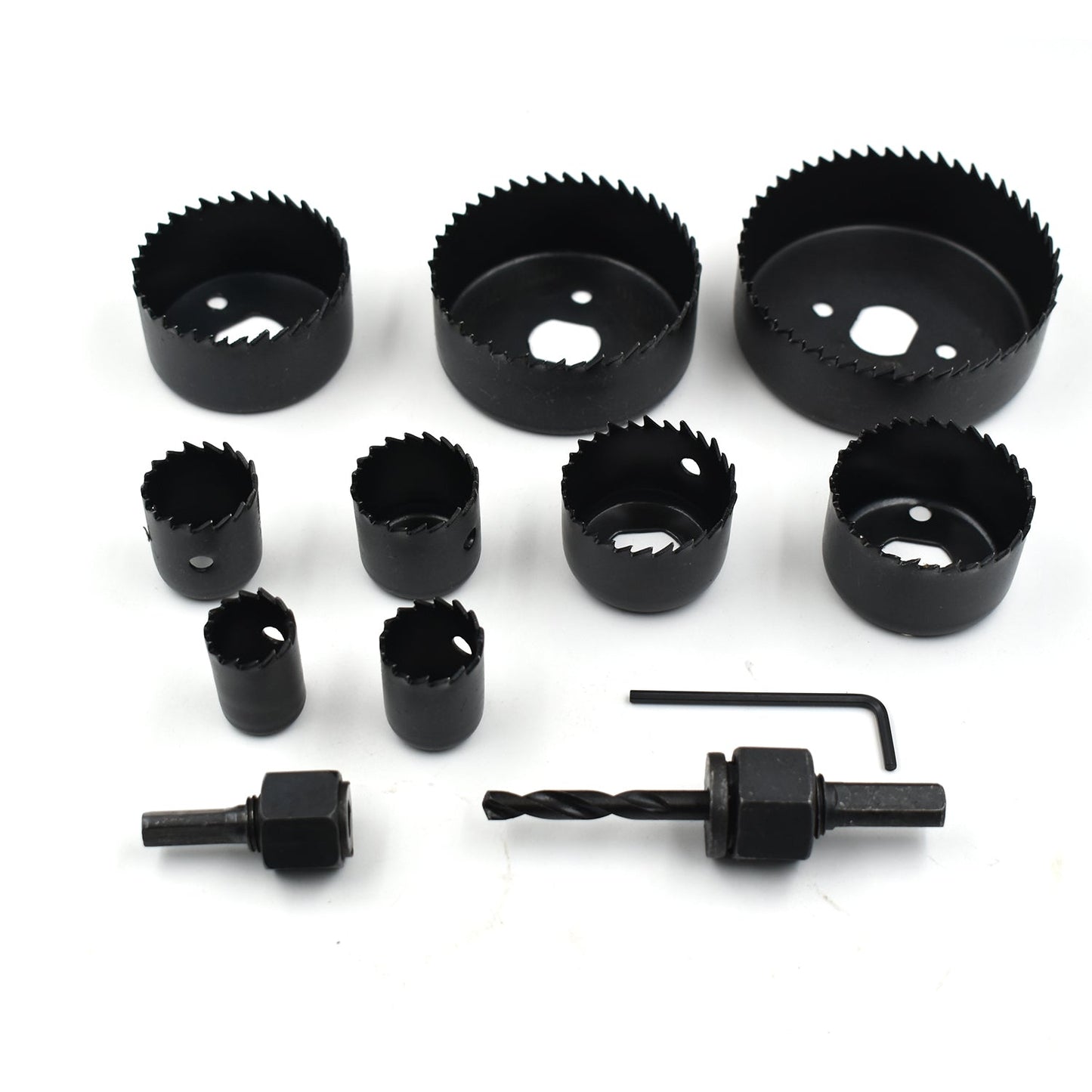0415 -12 Pcs 19-64mm Hole Saw Kit Wukusy