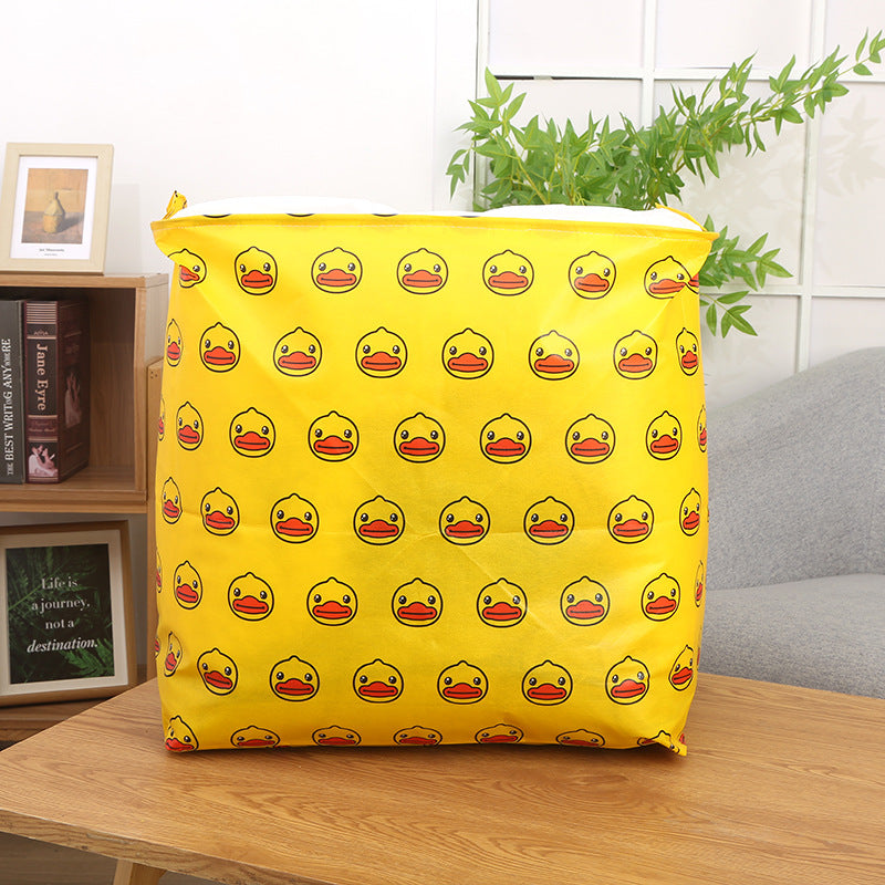 Extra Large 100L Laundry Storage Basket with Drawstring Cover