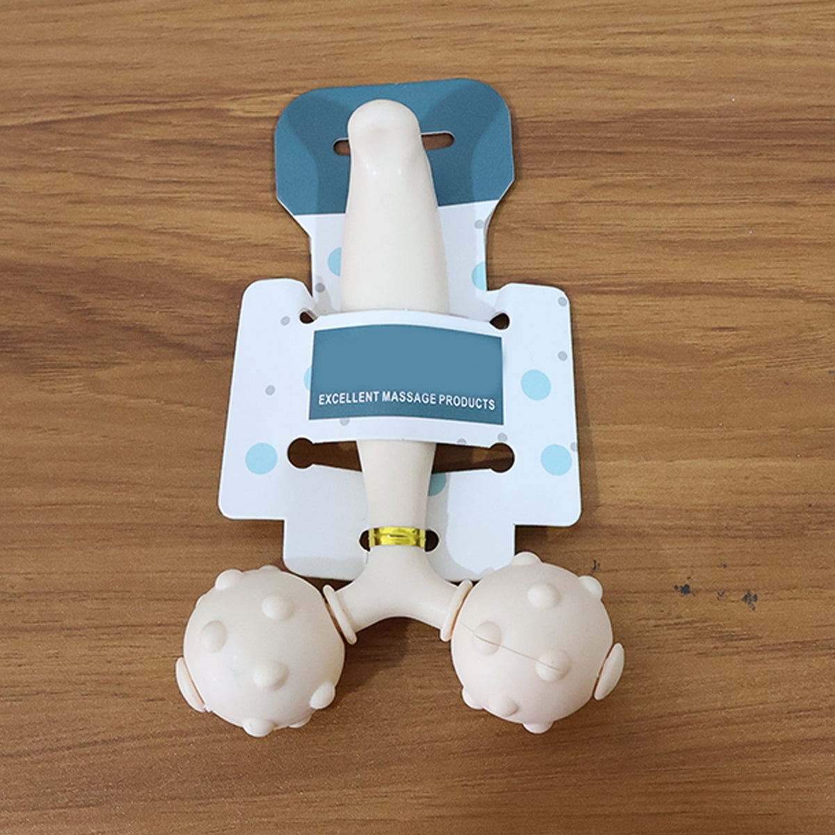 Dual Ball Facial and Body Massage Roller - 1 Pc