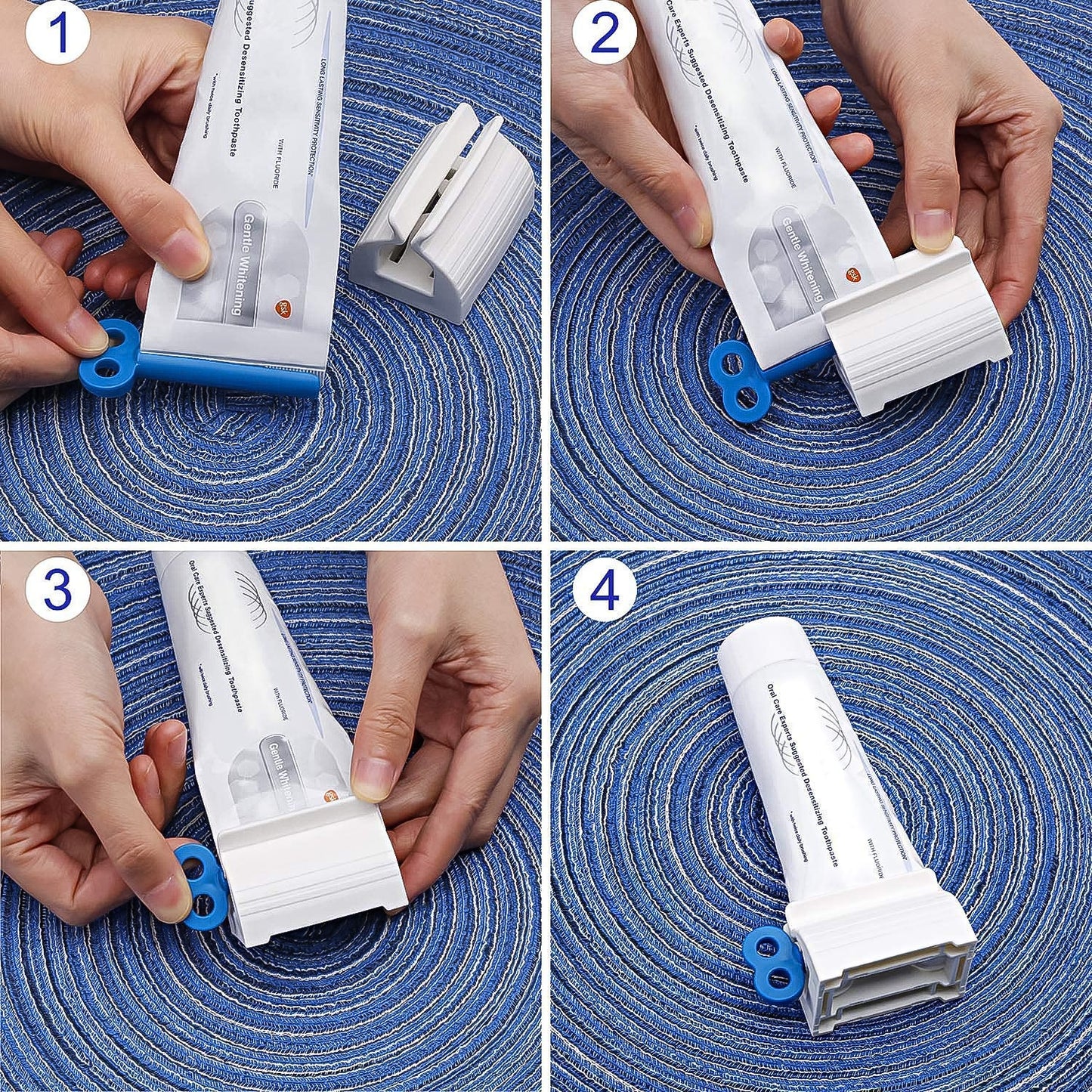 Premium Plastic Tube Squeezer Dispenser Set (10 Pc)