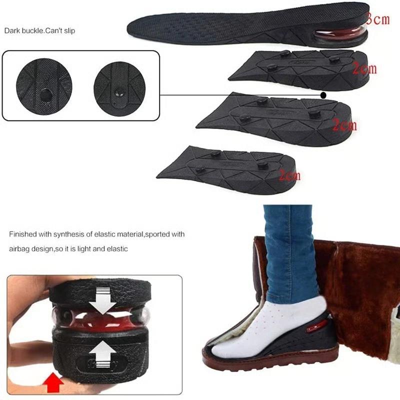 🔥HOT SALE🔥 Invisible Air Height Increase Insoles Pair - With Adjustable Height 3cm to 9cm 👞 shopbyte