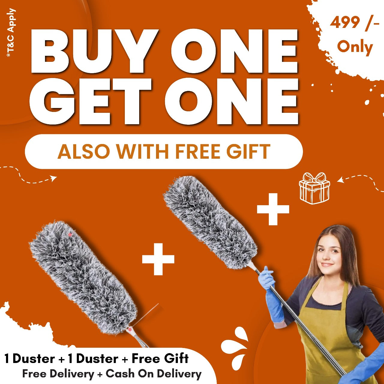 EXTENDABLE CLEANING DUSTER BUY 1 GET 1 FREE ! SHOPBYTE