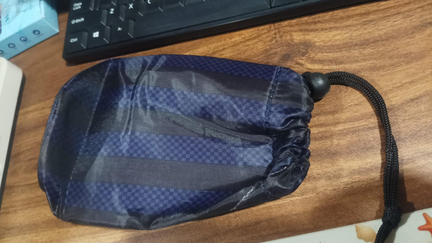 Reusable Multipurpose Washable Rope Pouch Pen Pencil Stationary Case Travel (1 Pc) Your Brand