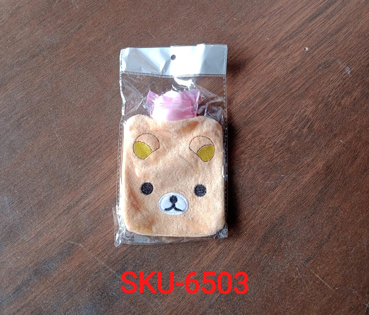 Warm Hug from a Panda: Orange Panda Hot Water Bottle for Pain Relief Your Brand