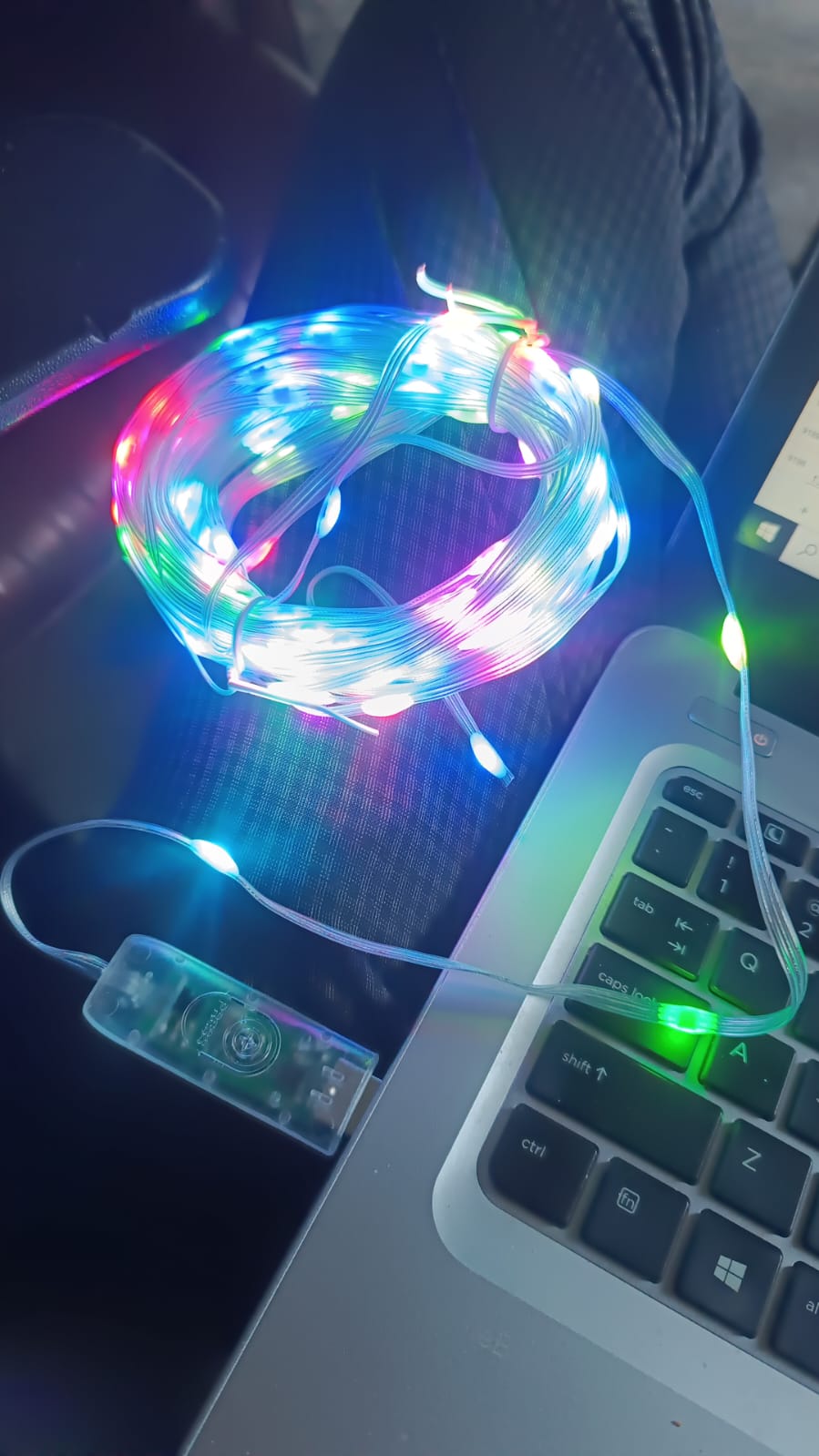Multi Coloured 10M RGB LED Strip Lights (1 Pc / Loose) Your Brand