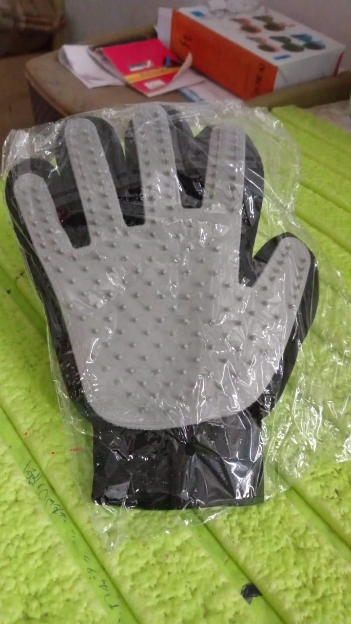 Grey Gloves, Gloves Bathing Tool (1 Pc) Your Brand