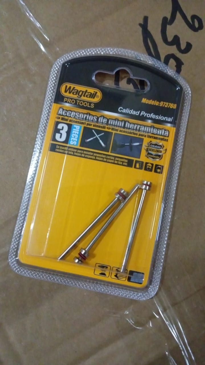 Cut-Off Wheel Screw Mandrels Shank Dia Cutting Disc Holder (3 Pcs Set) Your Brand