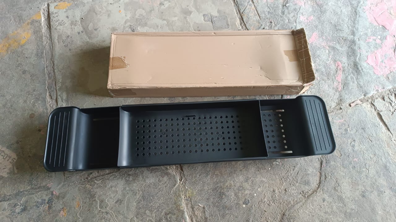 Retractable Bath Caddy, Retractable Bathtub (78 Cm Long Adjust / 1 Pc / With Brown Box) Your Brand