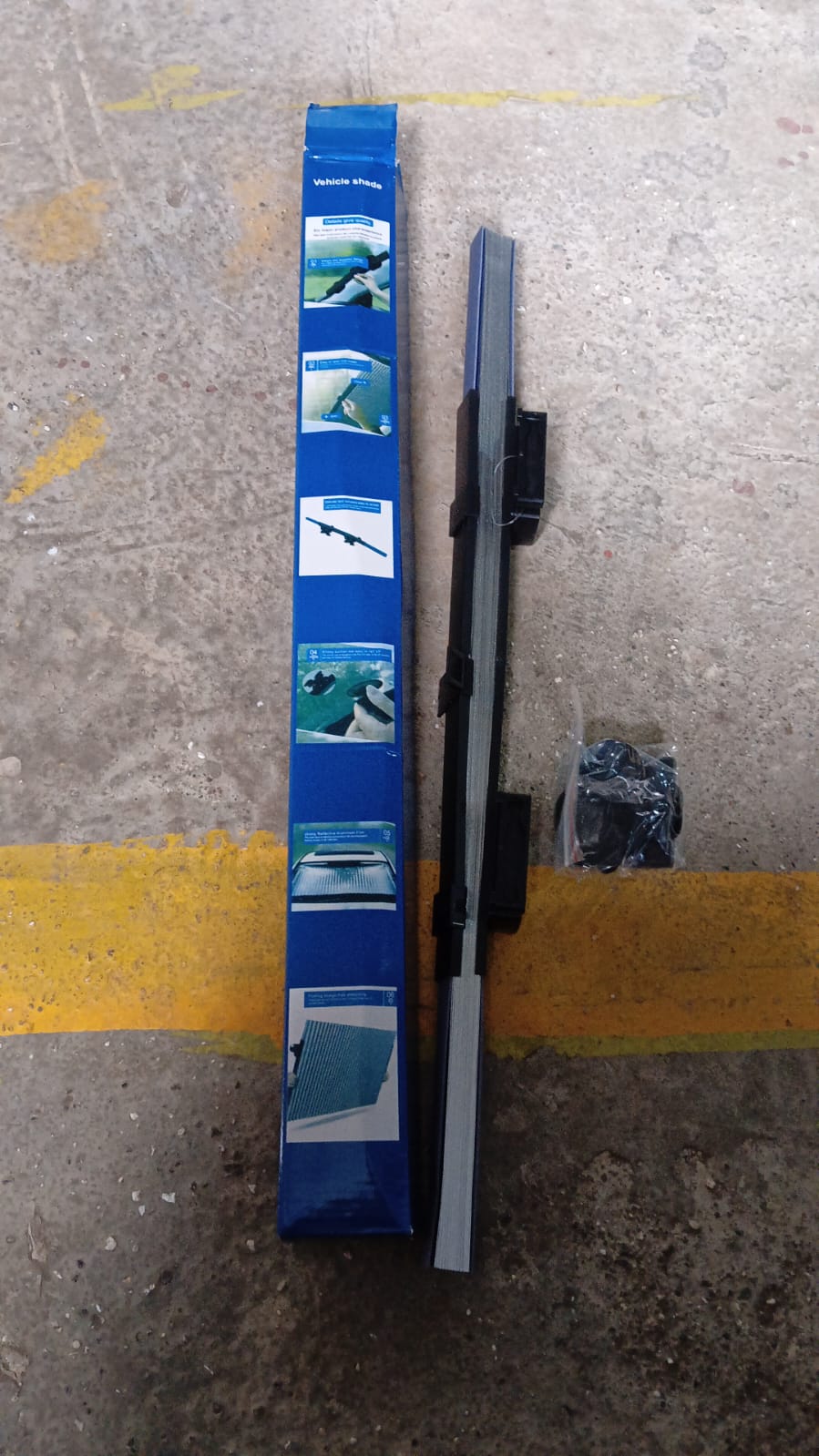 Retractable Long Foldable Windshield Sun Shade for Car (1 Set) Your Brand