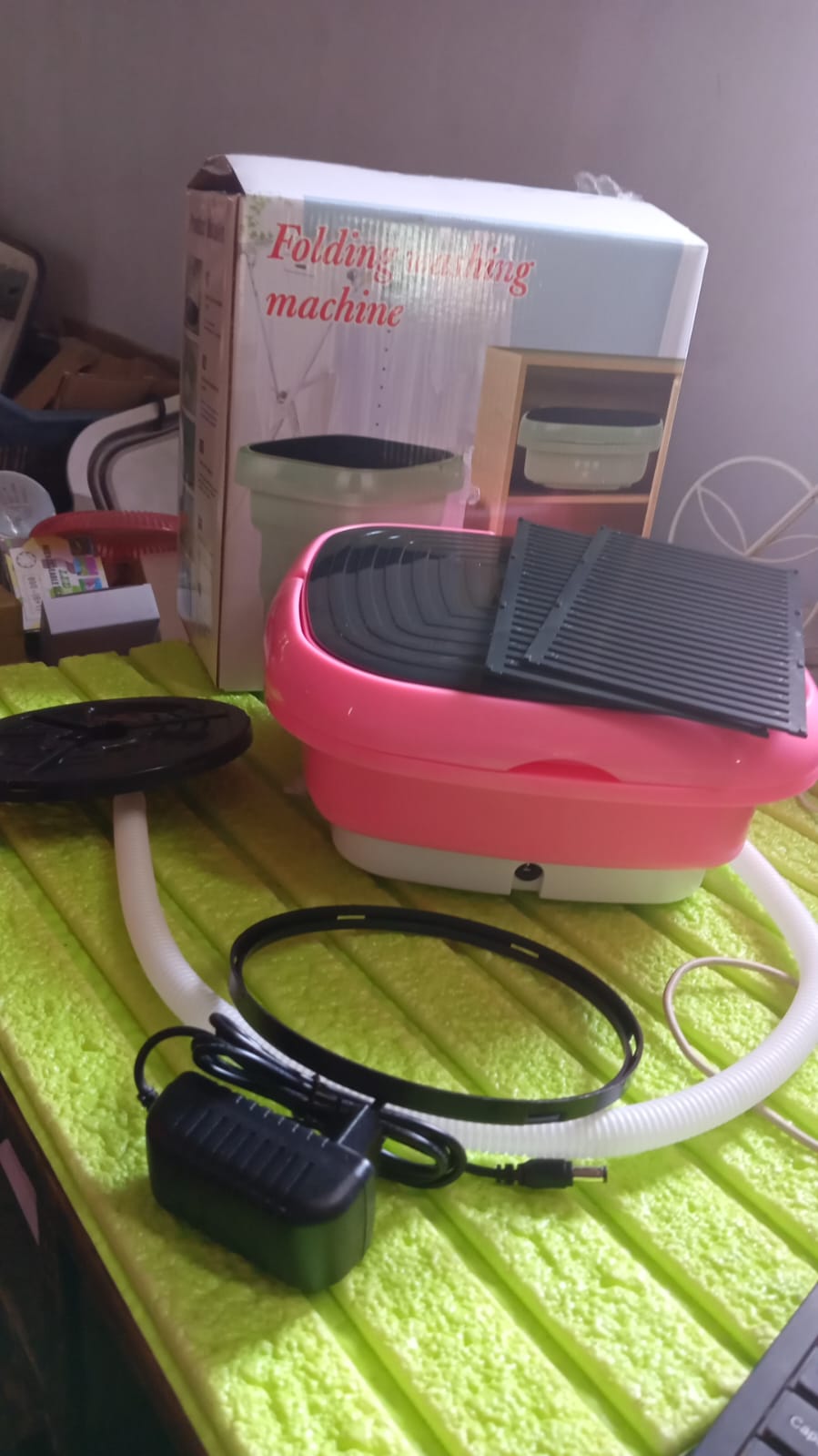 Folding Washing Machine, Mini Portable Washing Machine, Deep Cleaning, Mini Foldable Washing Machine, Suitable For Socks, Underwear, Baby Clothes & Other (1 Pc) Your Brand