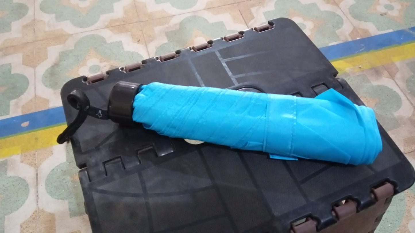 3-Fold Umbrella Summer Sun and Rain Protection Foldable Cute Umbrella || UV Protection Rain Sun Umbrella || Travel Accessories || Umbrella for Children, Girls, and Boys (1 Pc) Your Brand