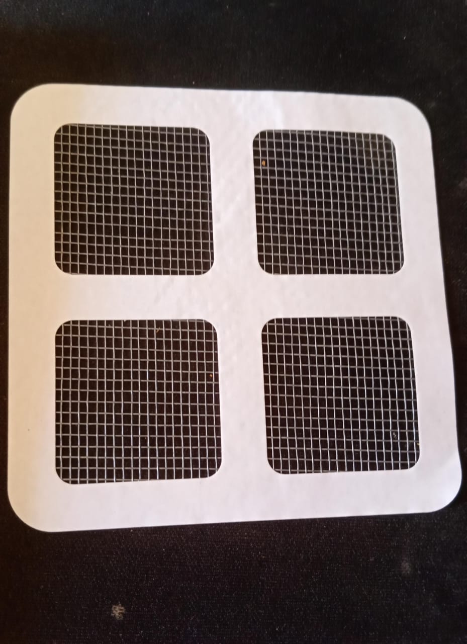 Window Screen Repair Tape (1 Pc / 4 × 4 Inch) Your Brand