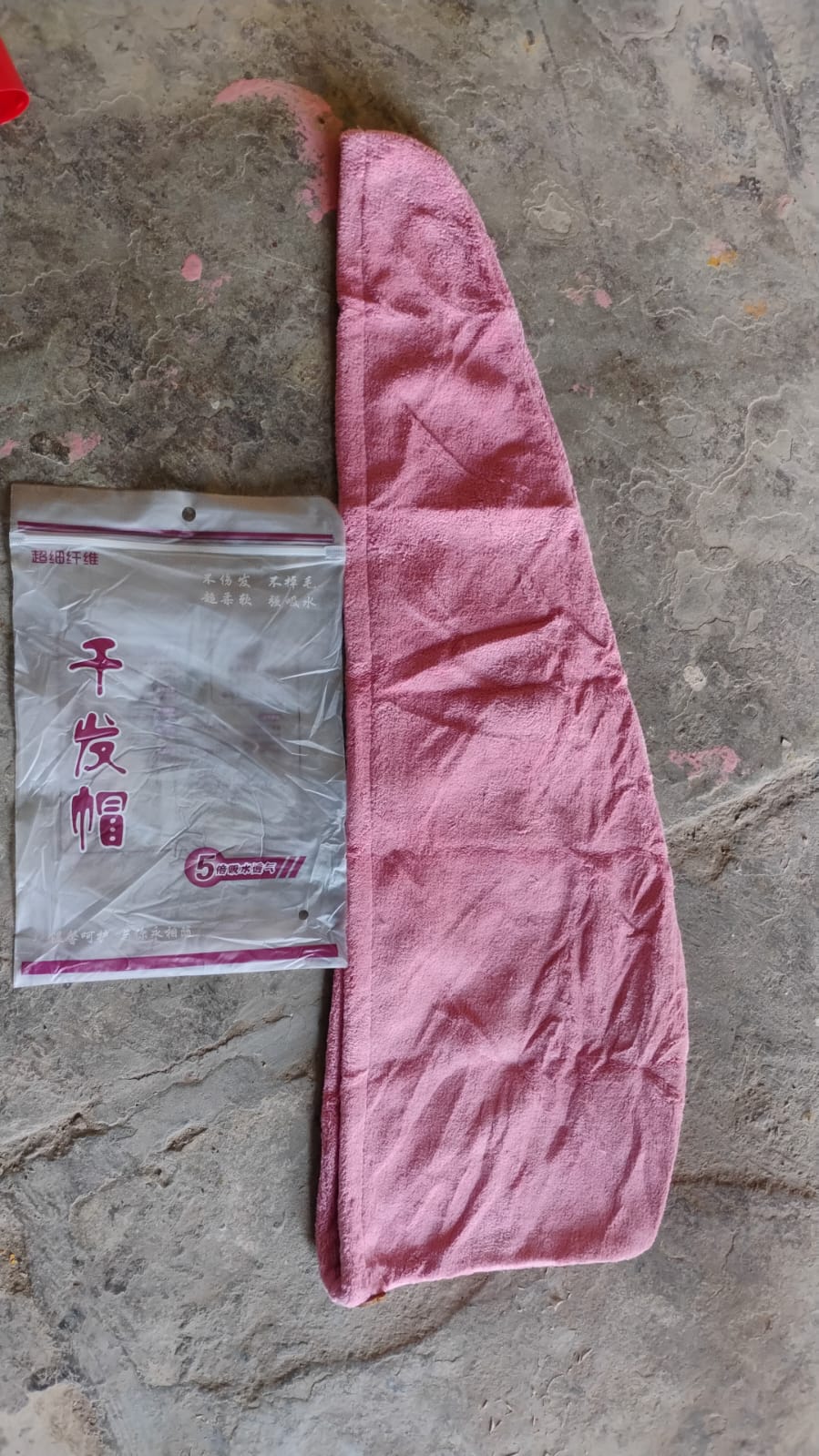 Microfiber Hair Wrap Towel Cap (1 Pc / 63x23 Cm / Mix Color) Your Brand