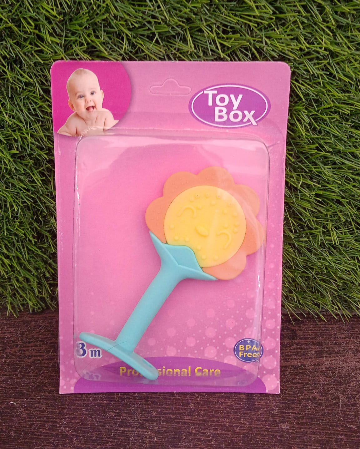 Baby Silicone Teether, Fruit Teether for Toddlers,100% Food Grade Silicone Teether, Non-Toxic & Latex Free Suitable for Kids Above 3 Months Sunflower, Moon Shape(1 Pc) Your Brand