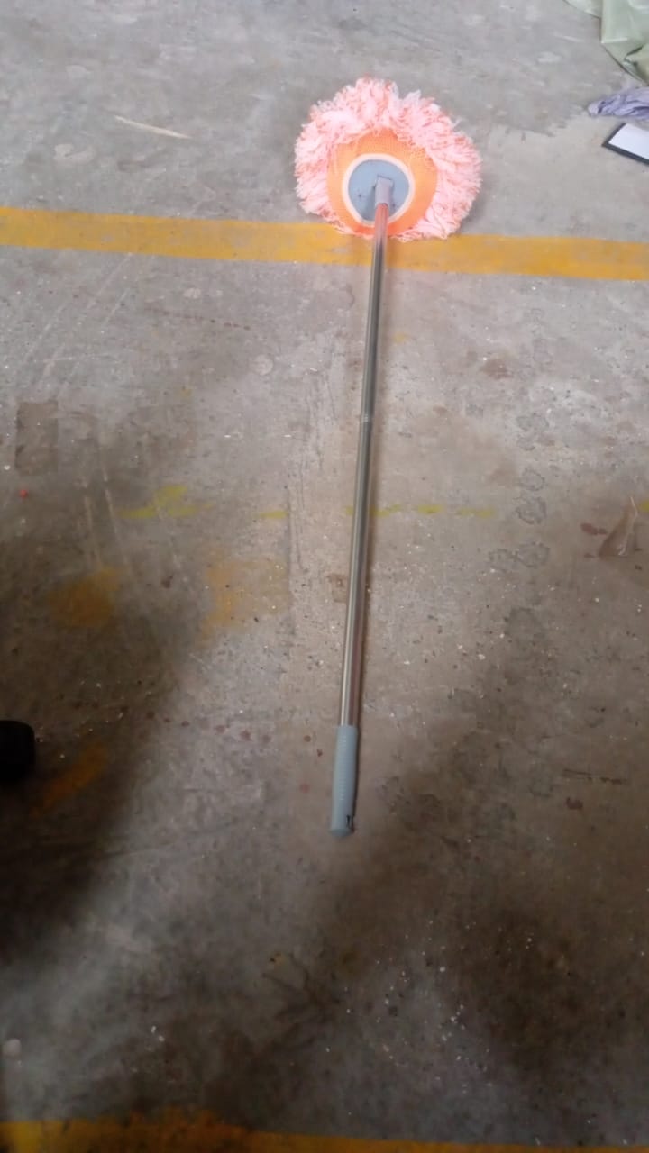 Mop Cleaning Mop Rotatable Spin Mop (110 CM / 1 Pc) Your Brand