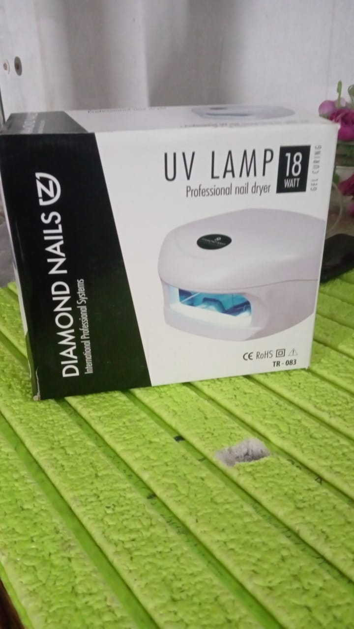 18W LED UV Lamp Nail Dryer Gel Nail Lamp Nail Polish Curing Lamp (1 Pc) Your Brand