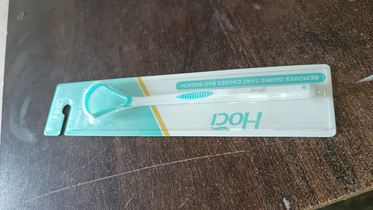 Tongue Cleaner Oral Tongue Cleaner Brush Scraper (1 Pc) Your Brand