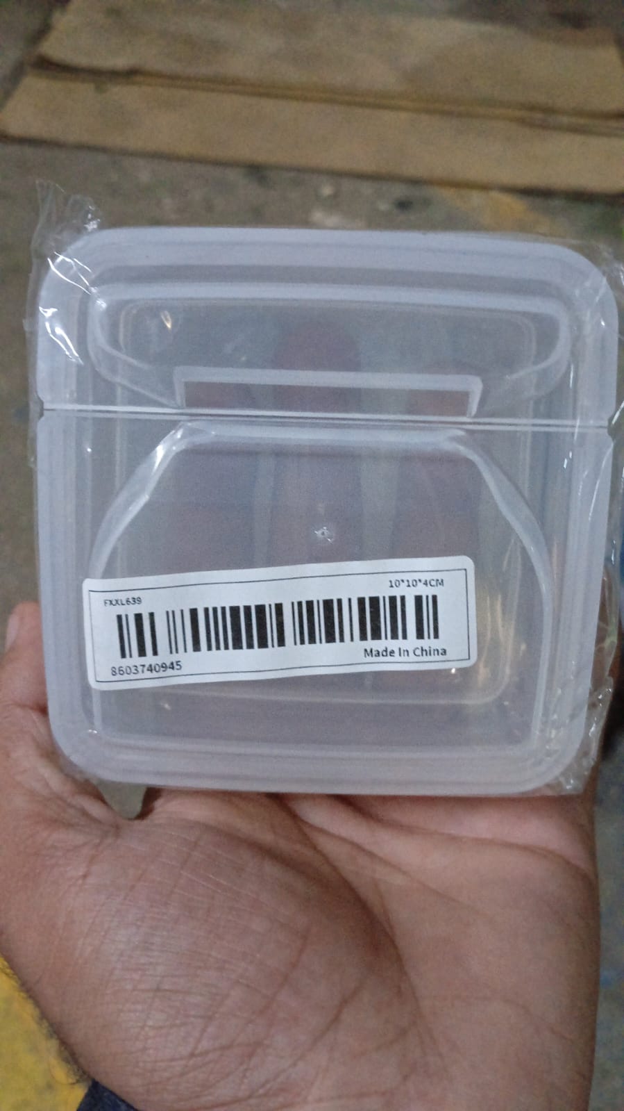Transparent Storage Box Food Storage (1 Pc / 10×10 CM) Your Brand
