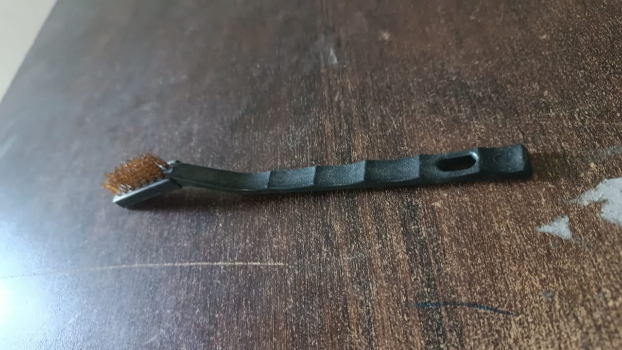 Mini Wire Brush, Brass Wire Brush (1 Pc) Your Brand