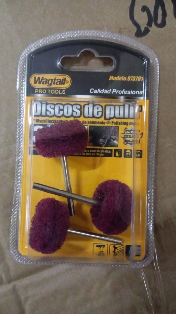 Abrasive Buffing Polishing Wheel Set (3 Pcs) Your Brand