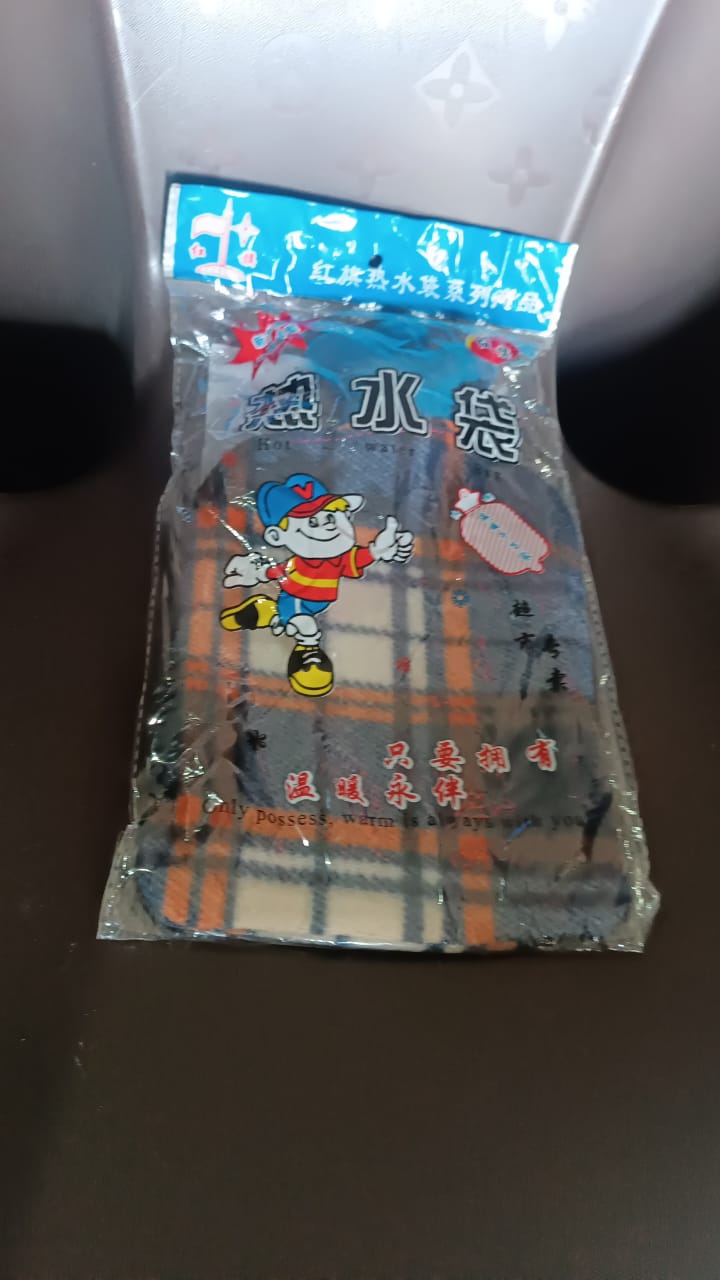 Hot Water Bottle Bag With Cover For Pain Relief (1 Pc) Your Brand