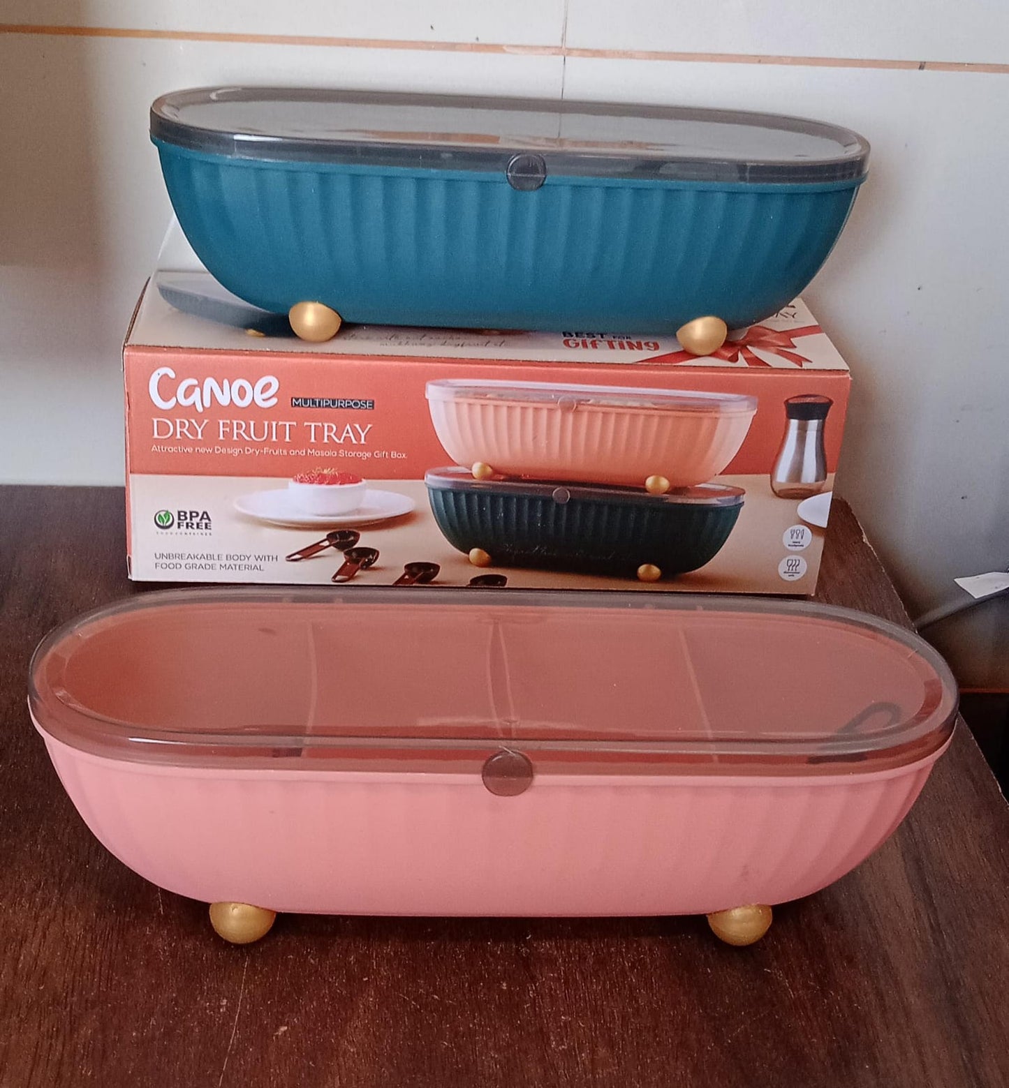 8255 Spice Bottle Spice Jar Durable Spice Seasoning Box, Jar Food Grade Spoon Seasoning Case for Kitchen / Dry fruit Tray (1 Pc) Your Brand