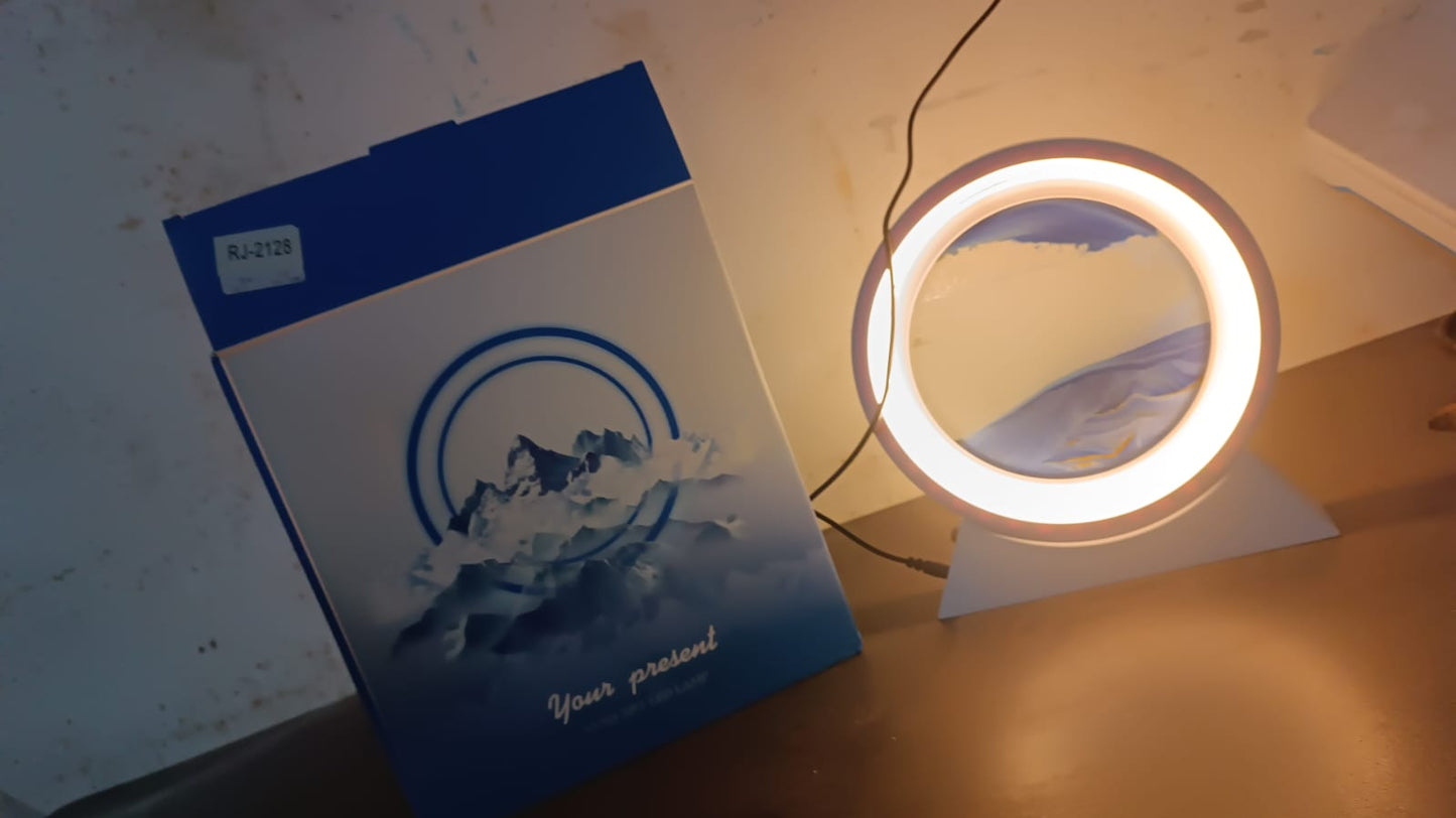 3D Liquid motion Display With LED Light (1 Pc) Your Brand