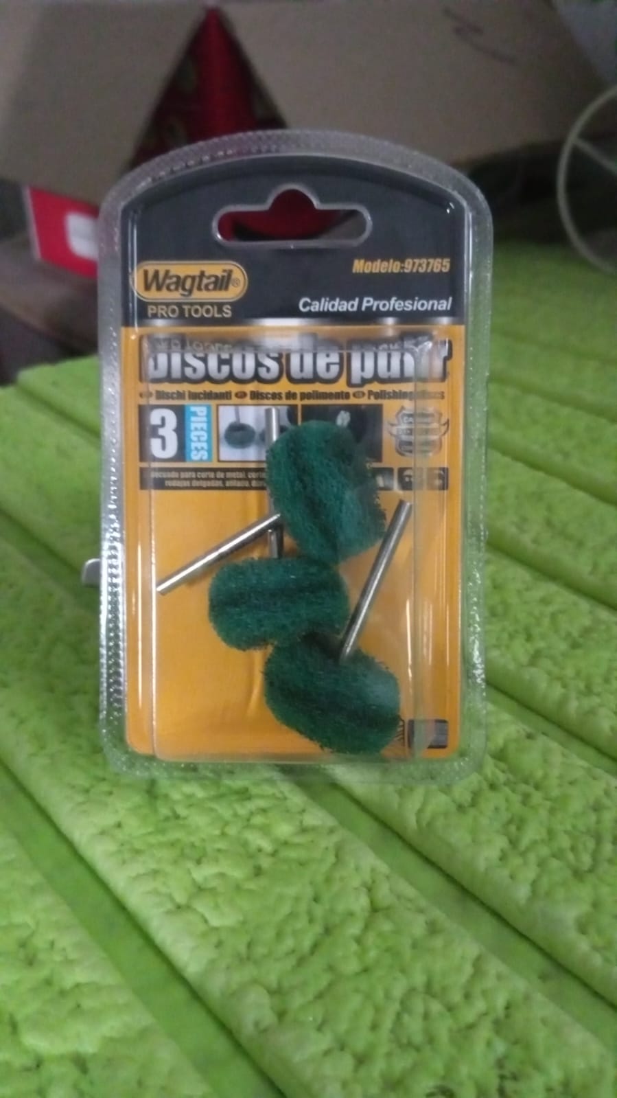 Abrasive Buffing Polishing Wheel Set (3 Pcs) Your Brand