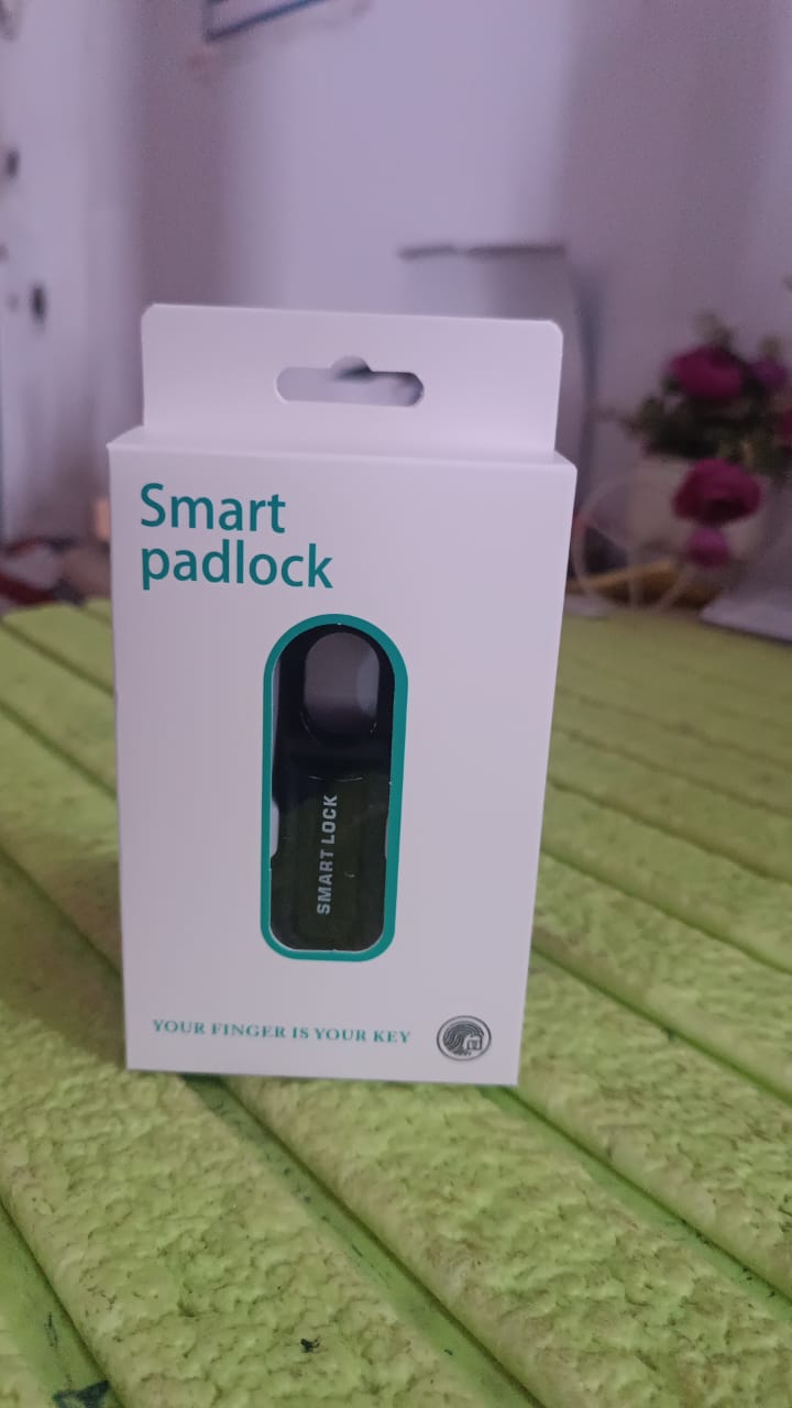 Small USB Rechargeable Smart Fingerprint Padlock for Locker Your Brand