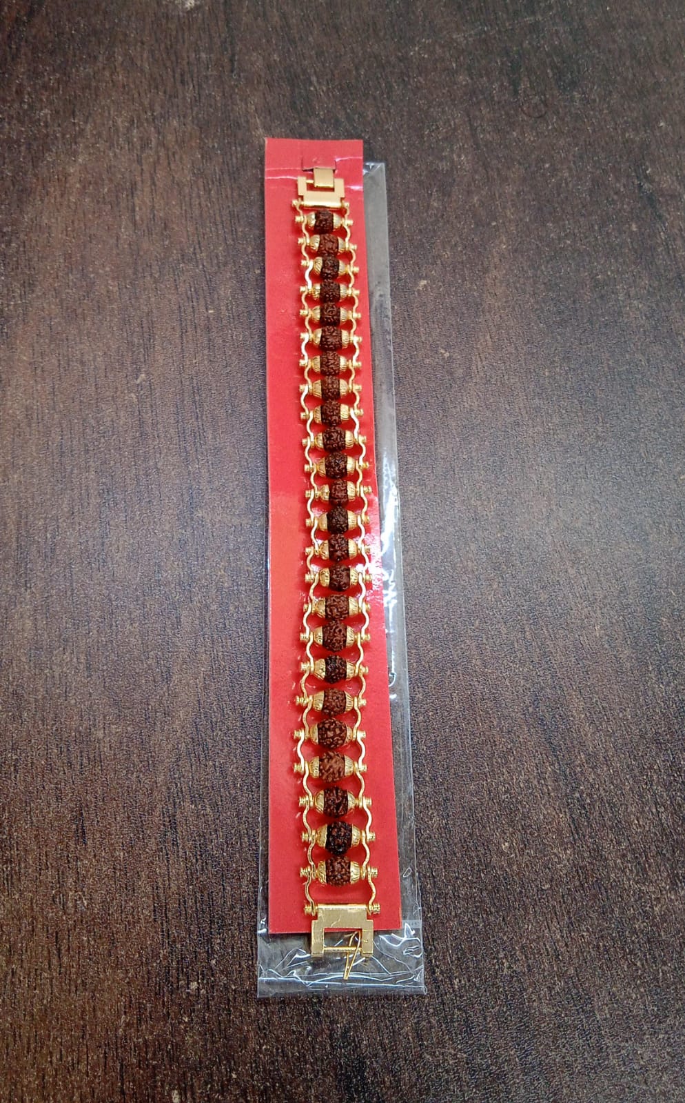 Golden Modern Rudraksha Bracelet (1 Pc) Your Brand