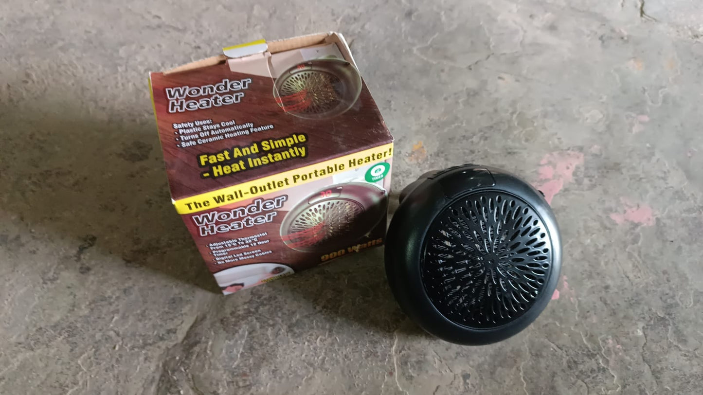 Room Heater for Home, Office, Camper LED Screen Portable Wall Heater (900W / 1 Pc) Your Brand