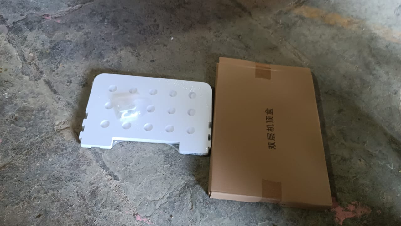 Decorative Wall Shelf Bracket, Set-Top Box Rack (1 Pc) Your Brand