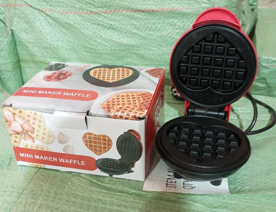 Mini Waffle Maker Machine Waffle Iron Home Appliances Kitchen Gift Easy To Clean, On-Stick Surfaces, Perfect Breakfast, Dessert, Sandwich, Pan Cakes, Paninis / Other Snacks Machine Your Brand