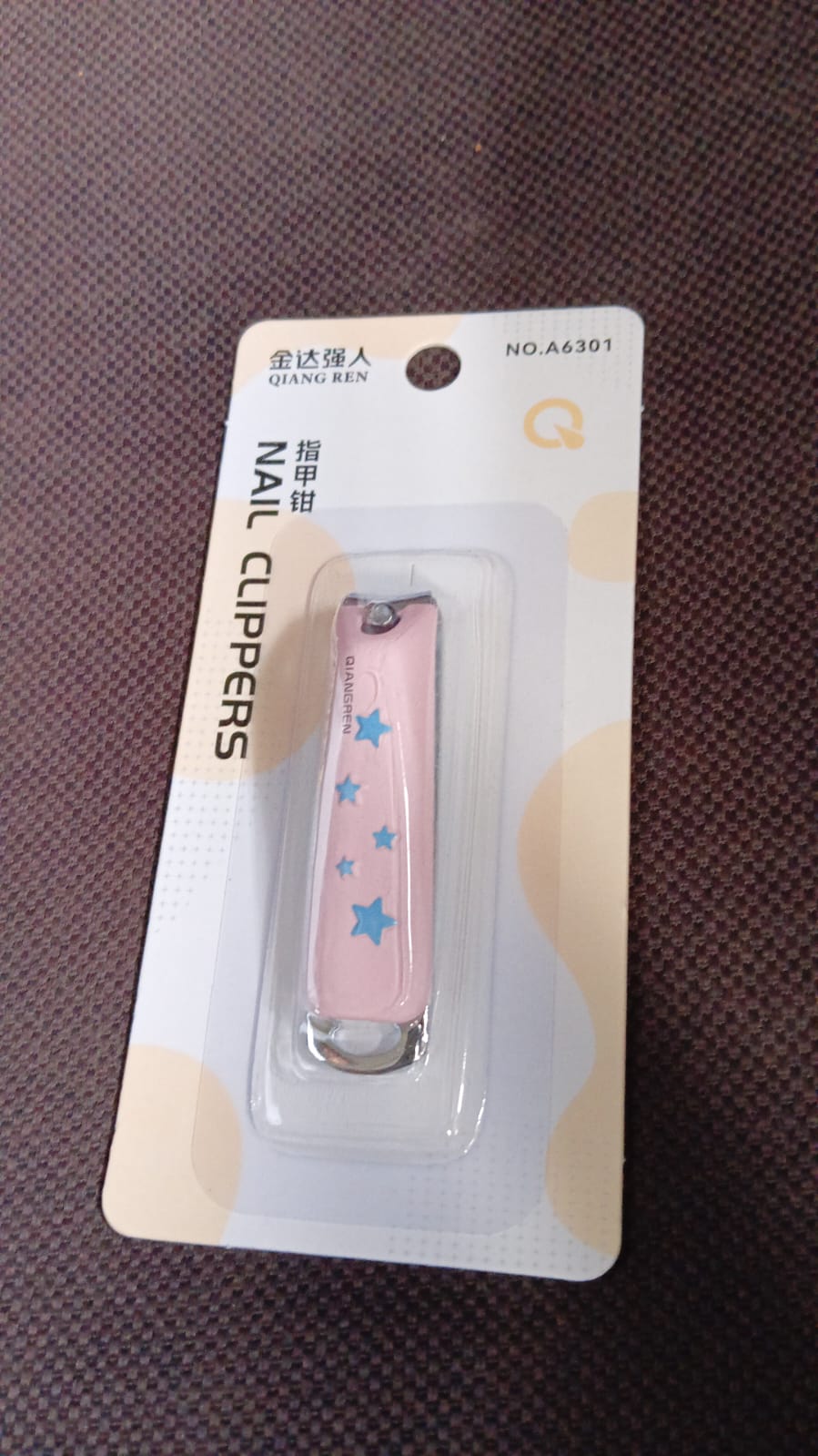 Cute Nail Clipper with Nail Catcher, Nail File - Stainless Steel (1 Pc) Your Brand