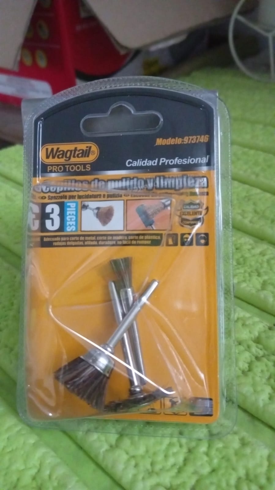 Brass Wire Wheels, 3 Pcs Brass Wire Wheels, Rust Removal Tool Your Brand