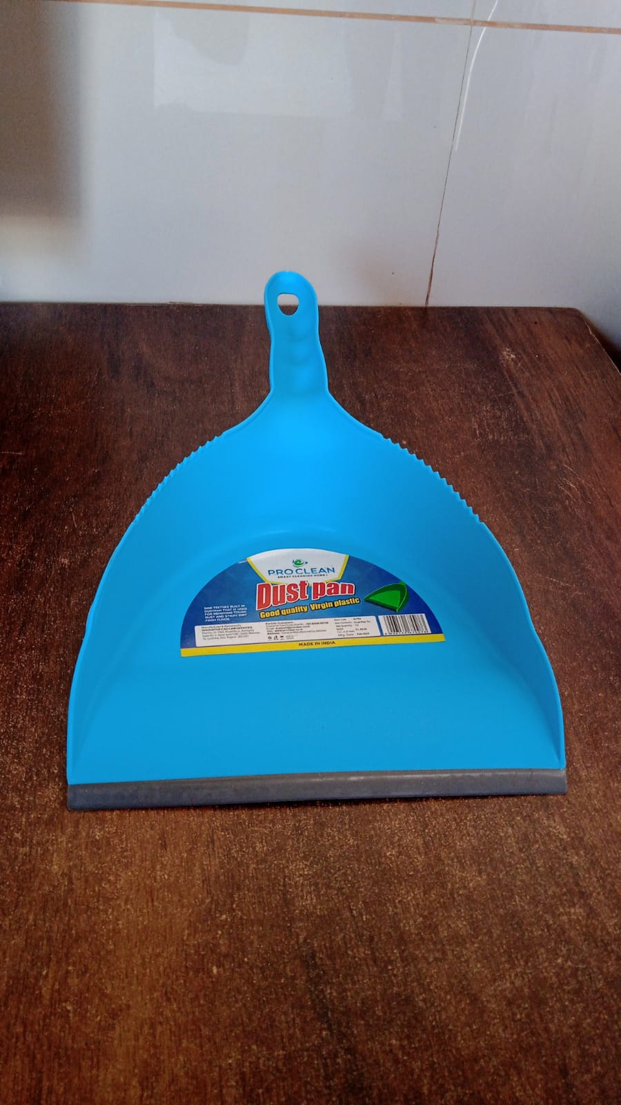 Heavy Plastic Dustpan with Handle (1 Pc) Your Brand