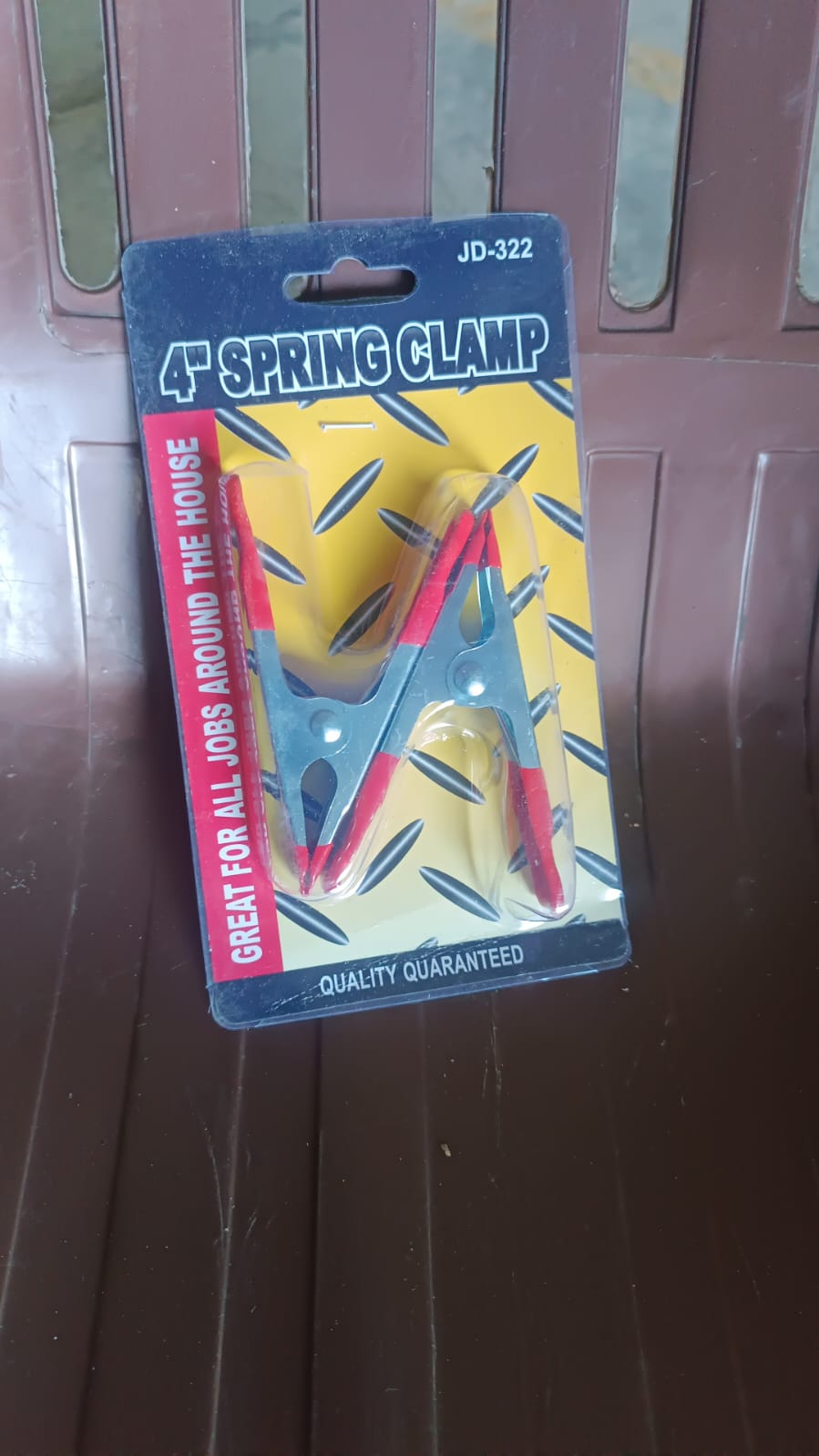 4 Inch Heavy Duty Spring Metal Spring Clamps (2 Pc Set) Your Brand