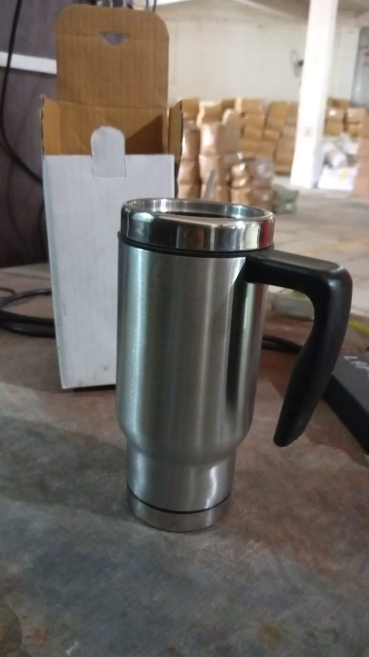 Stainless Steel Coffee Mug (1 Pc / With lid & Handle) Your Brand