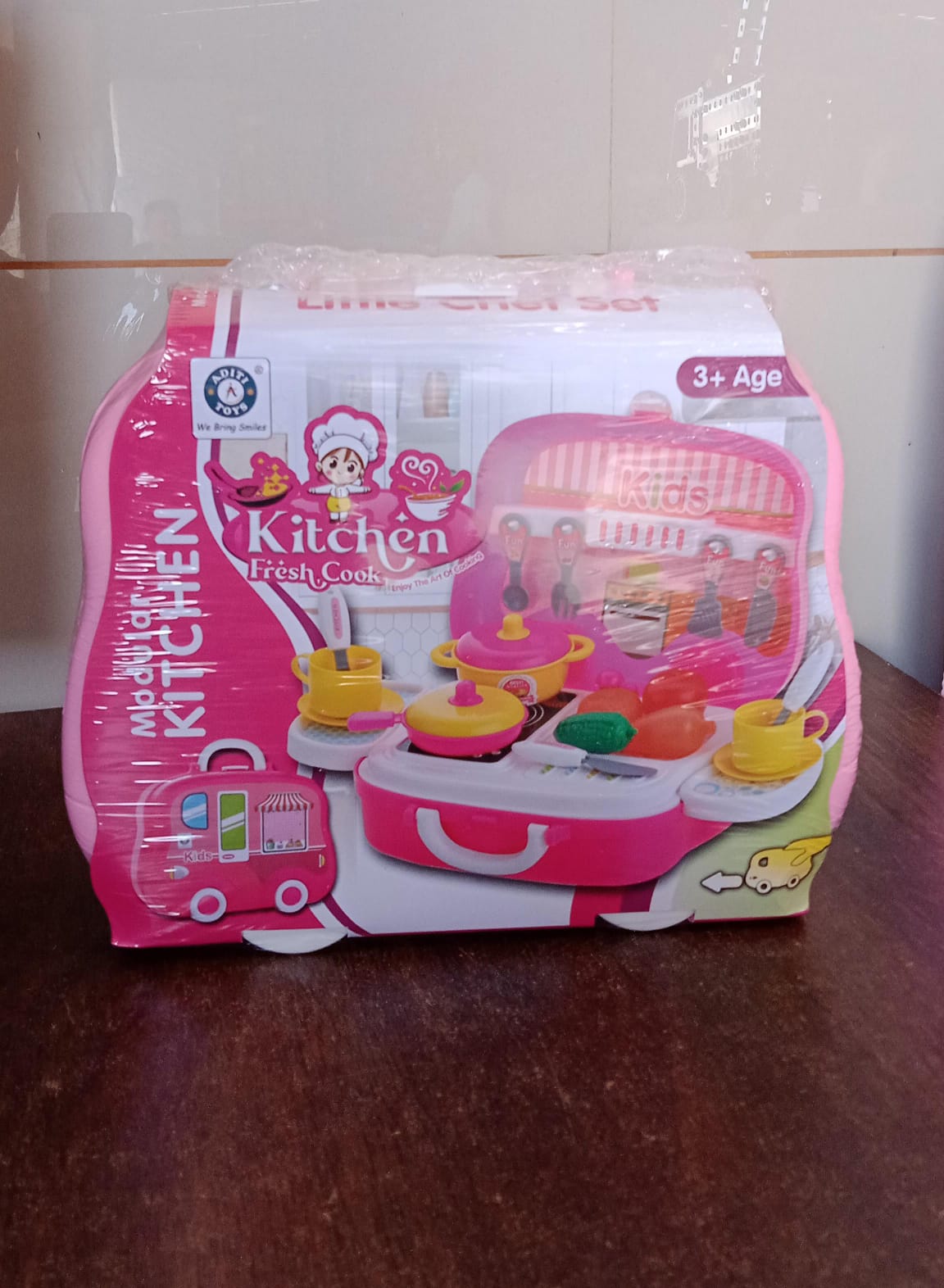 Kitchen Set for Kids Girls Pretend Play Toys Little (23 Pcs Set Approx) Your Brand