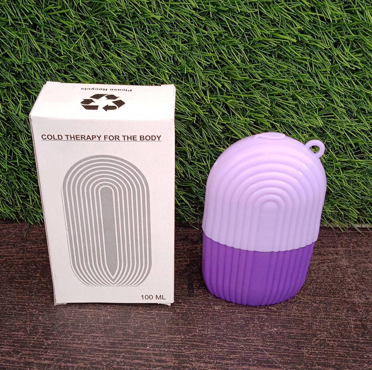 BEAUTY ICE ROLLER FOR FACE MASSAGER & EYE REUSABLE FACE ROLLERS FACIAL ROLLER ( Purple Color) Your Brand