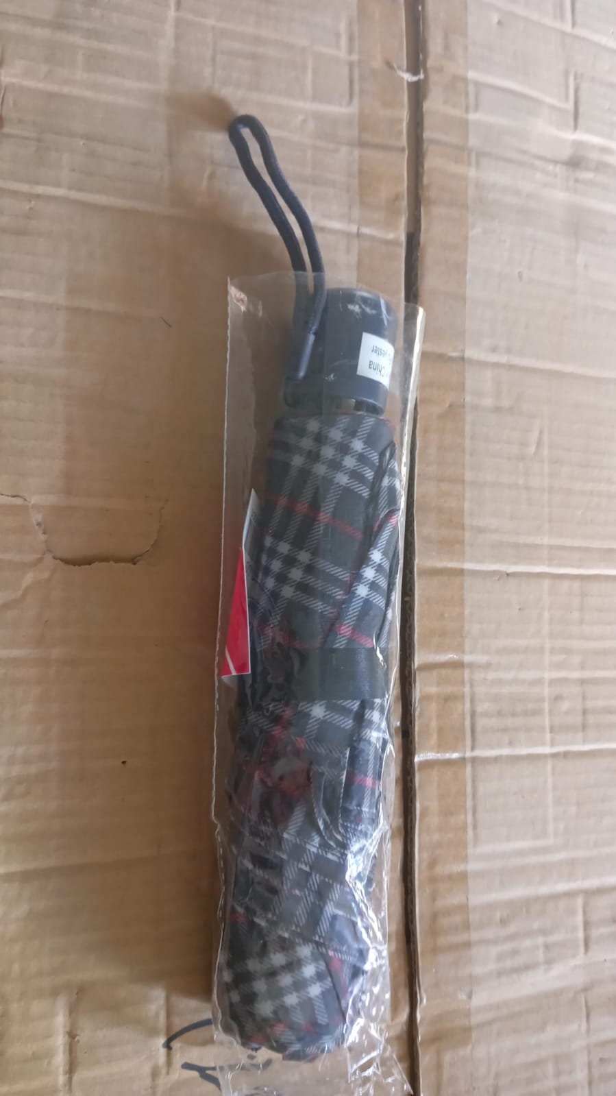 3-Fold Sun & Rain Protective Solid Foldable Umbrella, (1 Pc) Your Brand