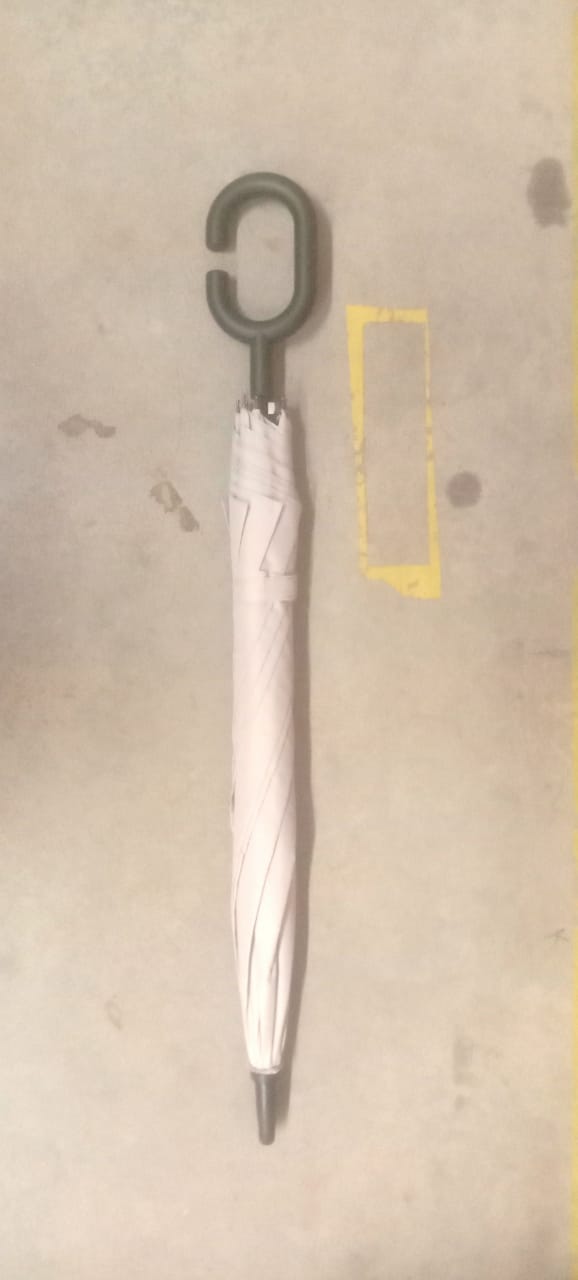 8551 Umbrella Summer Sun and Rain Protection Foldable Cute Umbrella & C-Shaped Handle || UV Protection Rain Sun Umbrella || Travel Accessories || Umbrella for Children, Girls, and Boys (1 Pc / Mix Color) Your Brand