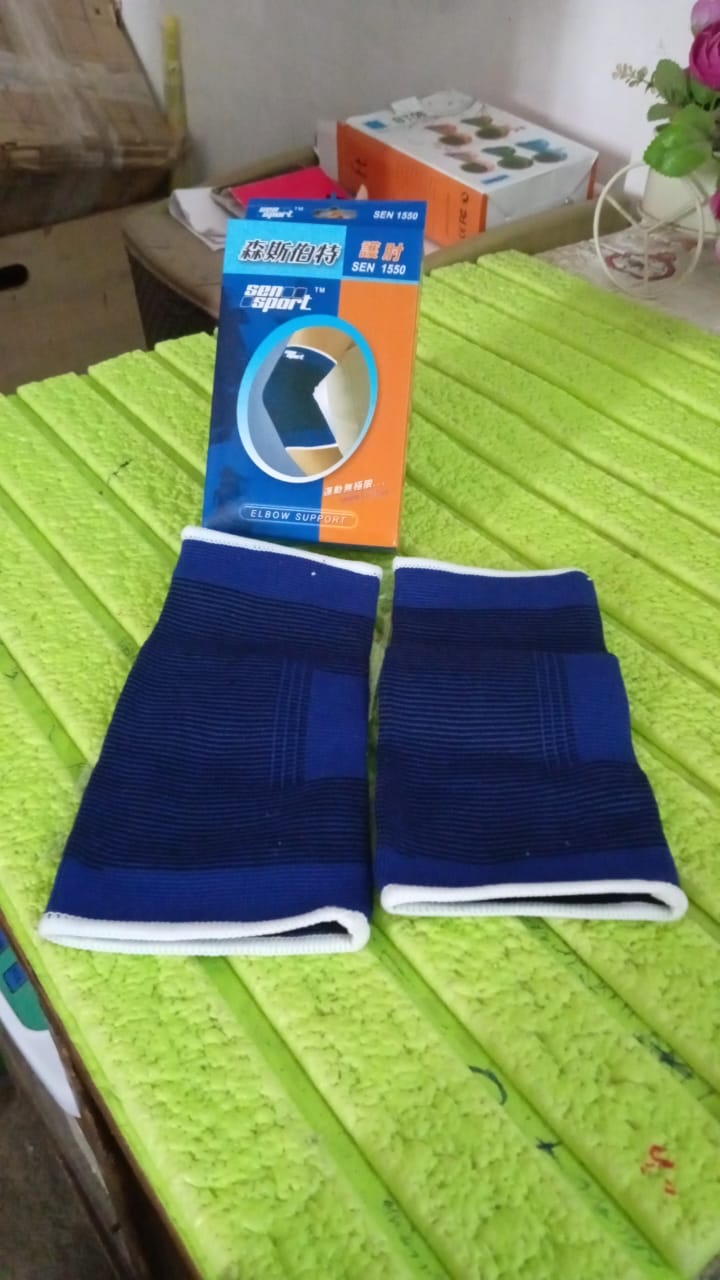 Adjustable Elbow Strap Compression Sleeves Supporter (1 Pair / With Color Box) Your Brand