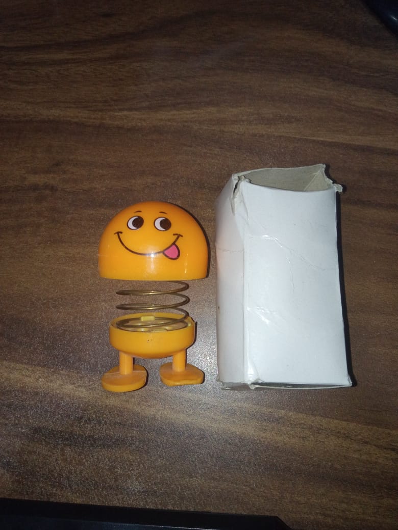 Smiling Face, Spring Doll Toy (1 Pc) Your Brand