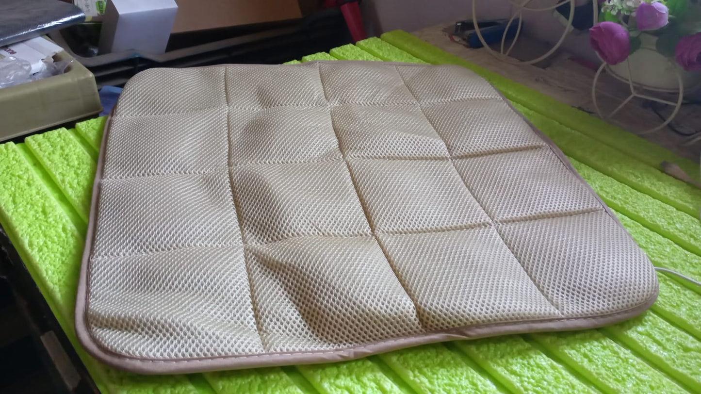 Square Shaped Bamboo Charcoal Filled Car Auto Seat Cushion Mat Cover Your Brand