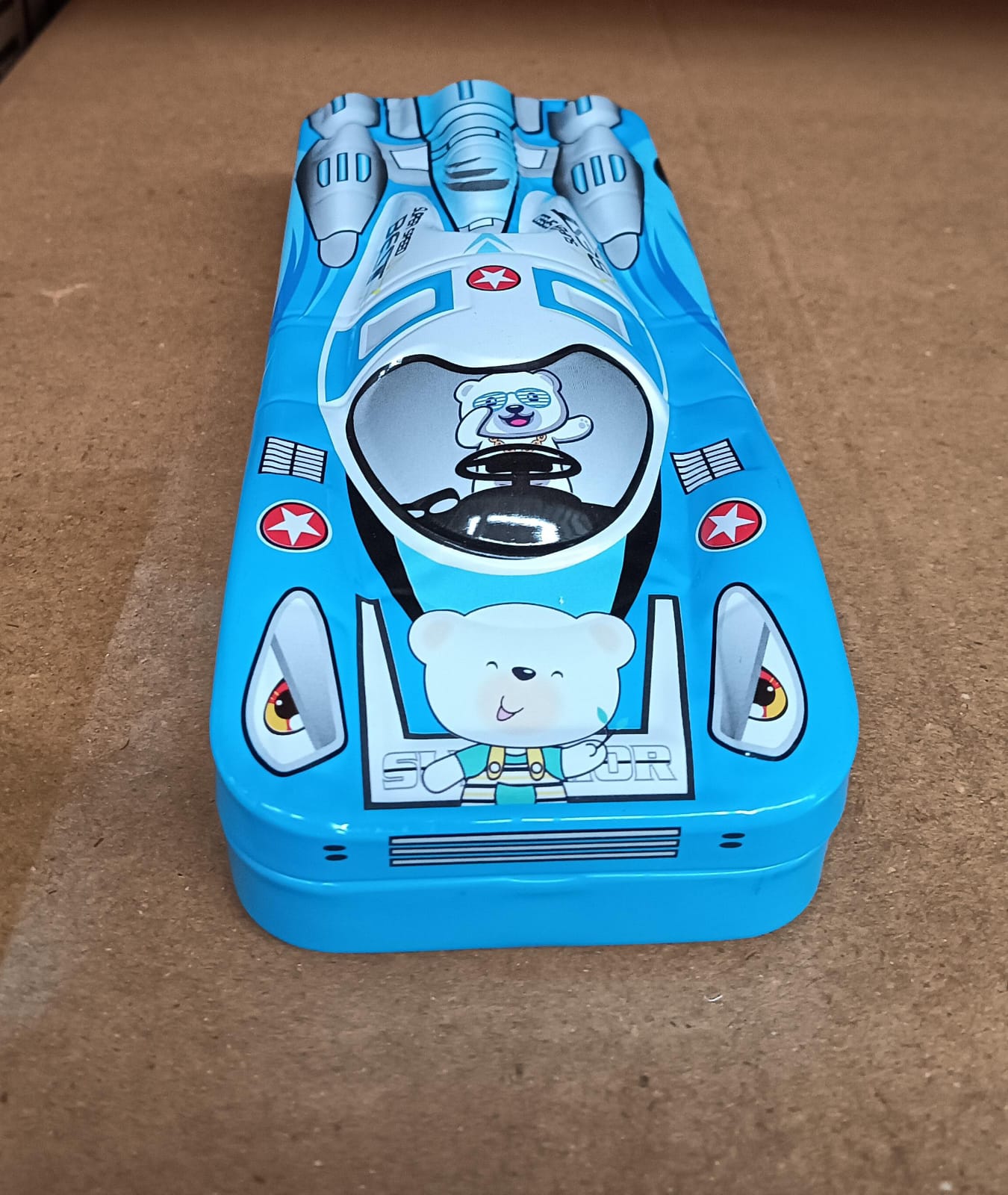 Car Shape Metal Compass Box, Pencil Case for Kids Stationery Compass Box, Stationery Gift for School Kids Compass, Pencil Box, Birthday Return Gift for Kids (1 Pc) Your Brand