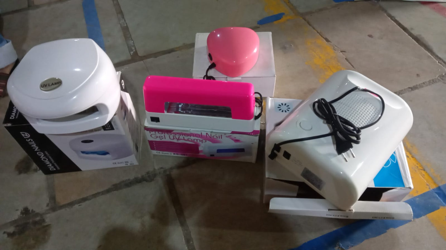 LED UV Lamp Nail Dryer Gel Nail Lamp Nail Polish Curing Lamp (1 Pc / Mix Design) Your Brand