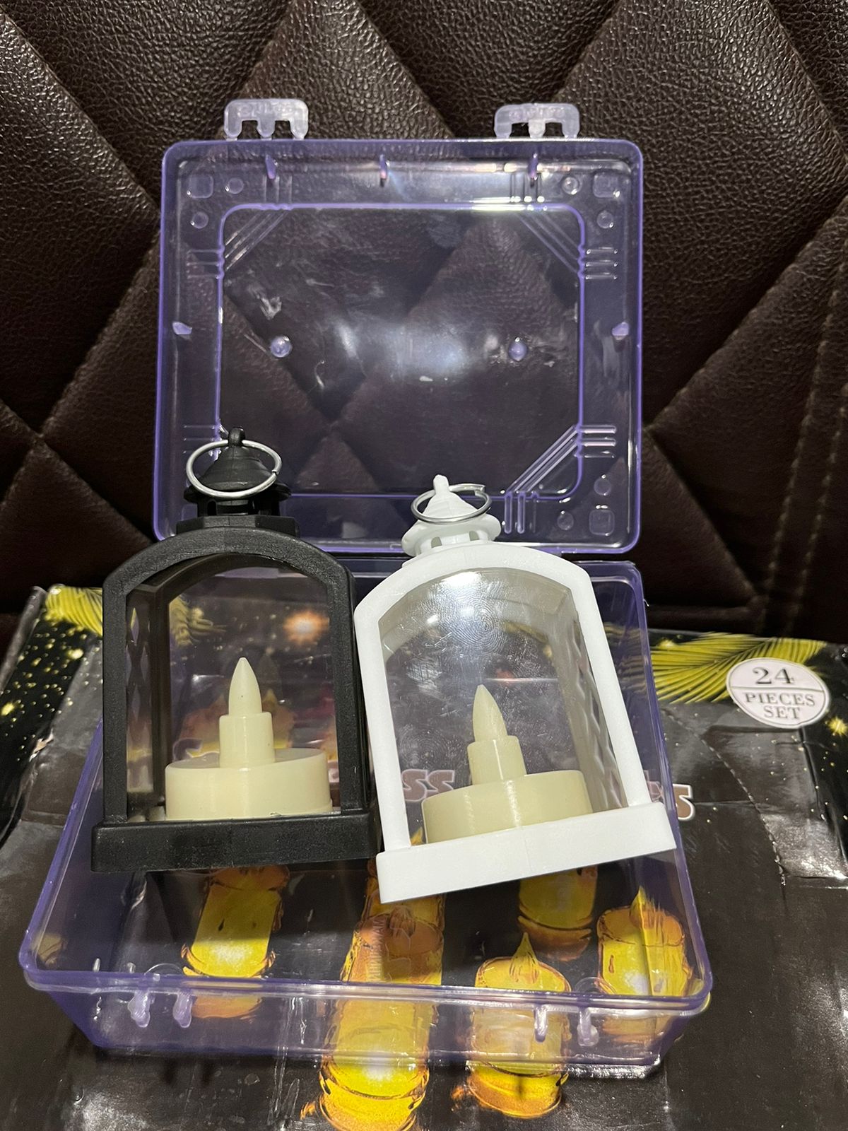 Smokeless Led Light Lantern Lamp (2 Pc) Your Brand