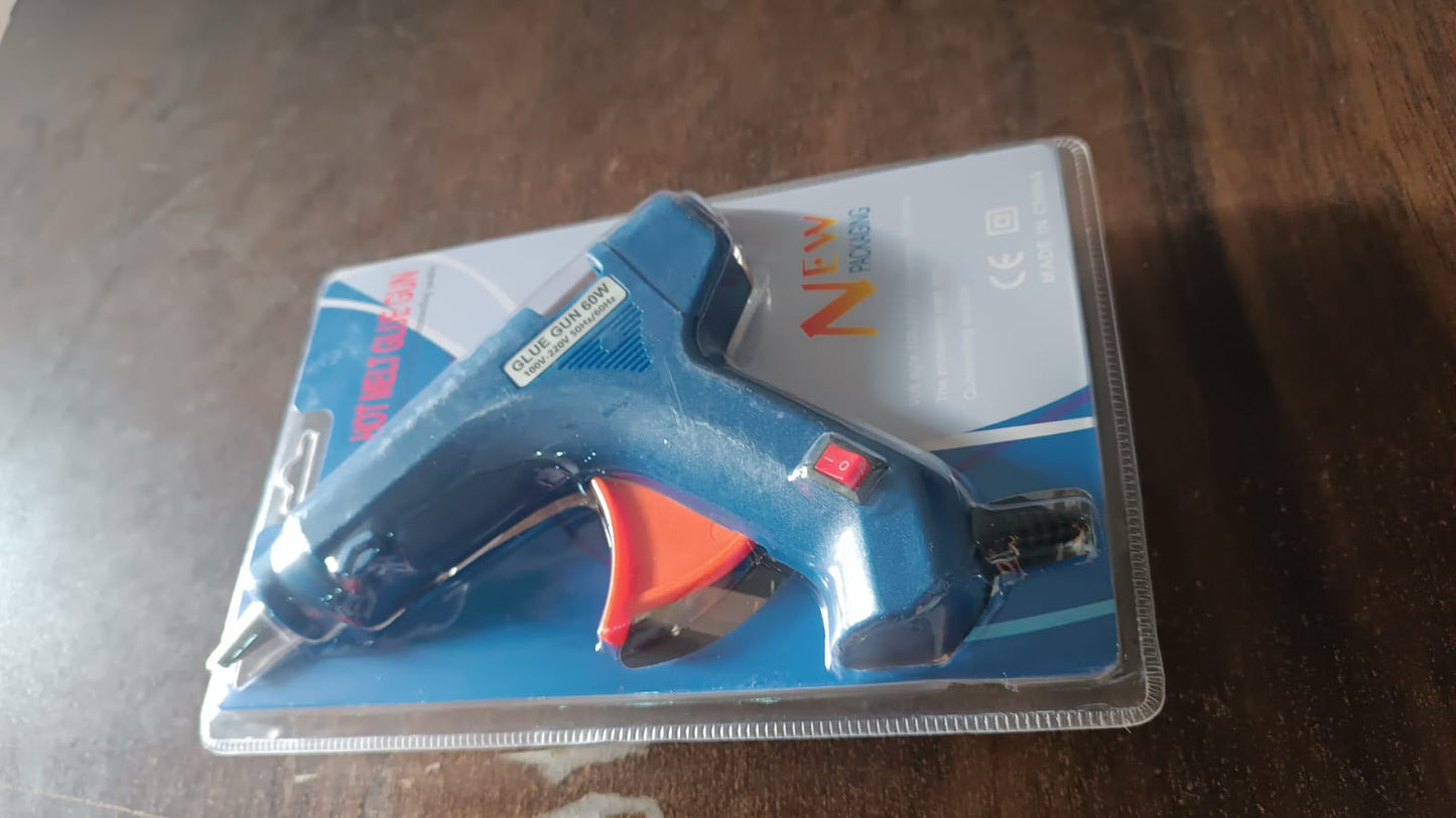 Professional 60 Watt with 2 Pcs Hot Melt Glue Stick & ON / Off Switch (1 Pc) Your Brand